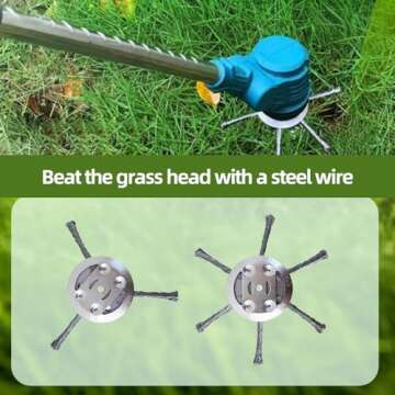 Durable Steel Wire Grass Trimmer Head for Efficient Weeding