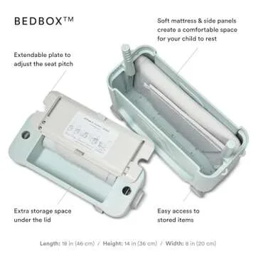 JetKids Stokke Travel Bundle, Green - Includes Kid’s Ride-On Suitcase & In-Flight Bed + Adjustable, Lightweight & Expandable Crew BackPack - Travel Essentials for Kids - Best for Ages 3-7