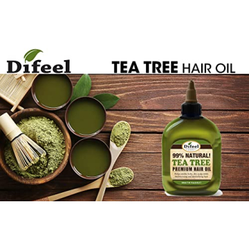 Difeel Premium Hair Oil with Tea Tree Oil for Healthy Hair 7.1 Ounce