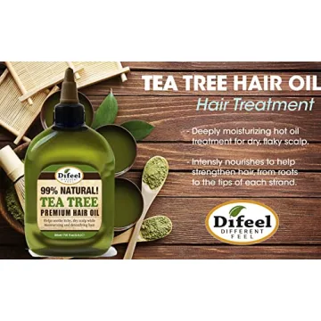 Difeel Premium Hair Oil with Tea Tree Oil for Healthy Hair 7.1 Ounce