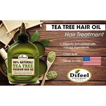 Difeel Premium Hair Oil with Tea Tree Oil for Healthy Hair 7.1 Ounce