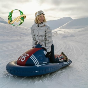 FUNBOY Inflatable Snowmobile - Retro Winter Fun