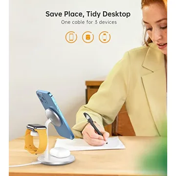 3 in 1 Wireless Charging Station for Apple Devices