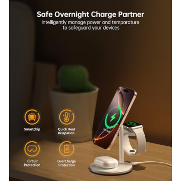 3 in 1 Wireless Charging Station for Apple Devices