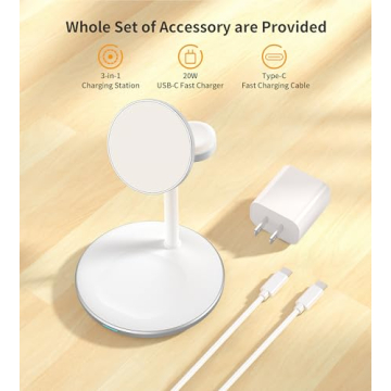 3 in 1 Wireless Charging Station for Apple Devices