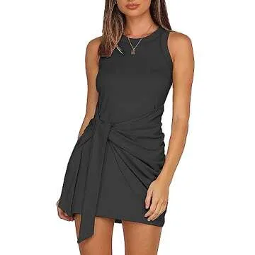 LIYOHON Women's Summer Casual Beach Dress - Flattering & Comfortable