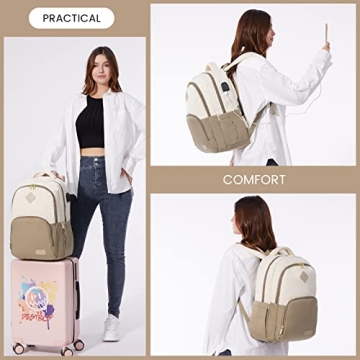 LOVEVOOK Classical Backpack - Stylish & Functional 15.6" Laptop Bag