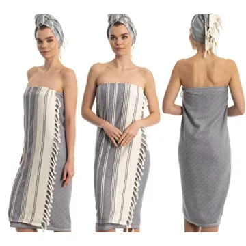 DEMMEX Ultra Soft Turkish Bath Towel - Organic Cotton Luxury