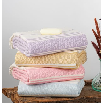 DEMMEX Ultra Soft Turkish Bath Towel - Organic Cotton Luxury