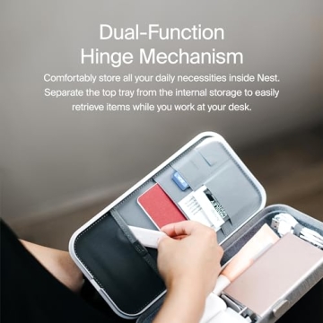 Orbitkey Nest Portable Desk Organizer with Wireless Charging