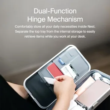 Orbitkey Nest Portable Desk Organizer with Wireless Charging