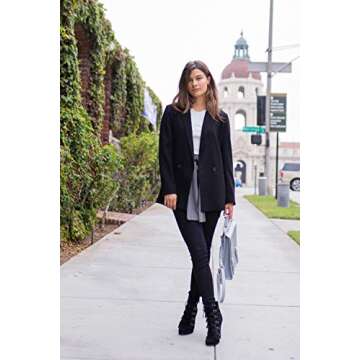 Stylish Alexander + David Women's Loose Blazer Jacket