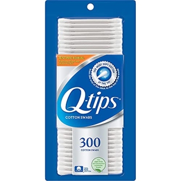 Bacteriostatic Q-Tips 300 Count Pack of 2 Safe Ear Care