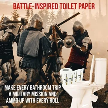 Humorous Fairly Odd AK 47 Gun Novelty Toilet Paper