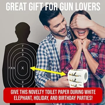 Humorous Fairly Odd AK 47 Gun Novelty Toilet Paper