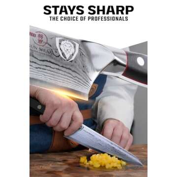 Dalstrong Chef Knife - 7 inch Blade - Shogun Series ELITE - Damascus - Japanese AUS-10V Super Steel ...