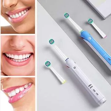 KHBD Replacement Heads Compatible with Oral B Braun Toothbrushes Electric- 16 Pack Professional Precision & Sensitive Brush Heads Refill for Oral B 7000/Pro 1000/9600/ 5000/3000/8000