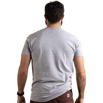 Ann Arbor T-shirt Co. I Let The Dogs Out | Funny Dog Walker Joke Pet Owner Humor Men Women T-Shirt-(Adult,L) Vintage Grey