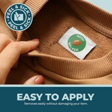 Bunny Badges Custom Name Labels - Waterproof, 130 Stickers