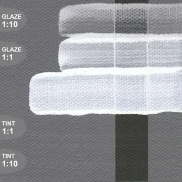 GOLDEN Fluid Acrylics - Professional Titanium White Paint for Artists, 1 oz