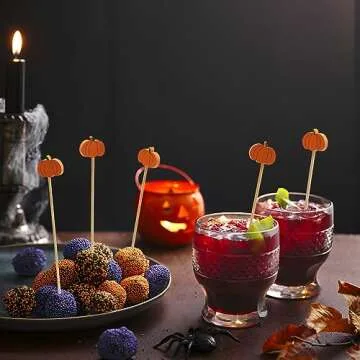 Minisland Pumpkin Cocktail Picks for Fall Parties