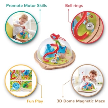 Hape Sunny Valley Adventure Dome Magnetic Maze Toy for Kids