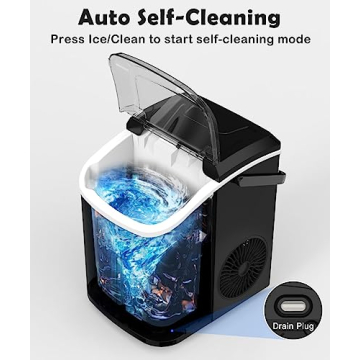 COWSAR Nugget Ice Maker: 34Lbs Crunchy Ice Daily