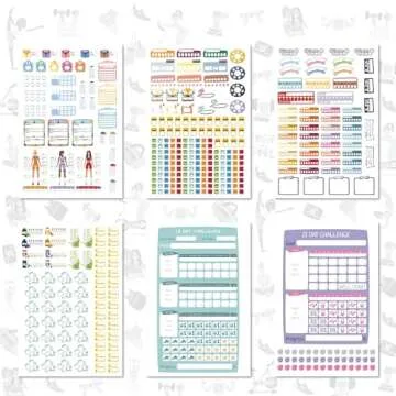 Workout & Fitness Stickers Pack - 1800+ Motivational Stickers