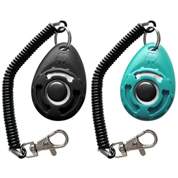 HoAoOo Pet Training Clicker with Wrist Strap for Dogs