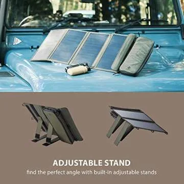 ELECOM NESTOUT 10000mAh Outdoor Power Bank + 2-Panel Solar Panel Charger + LAMP-1 LED 300 Lumen Soft Lantern - Beige