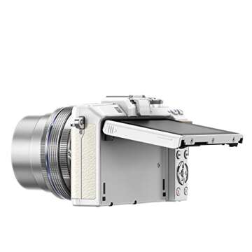 Olympus PEN Lite E-PL7 (White) with 14-42mm F3.5-6.3 EZ Lens (Silver) - International Version (No Warranty)