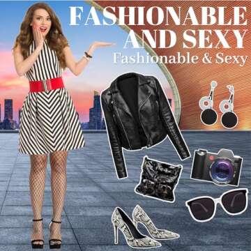 iCamter Plus Size Fishnet Stockings, Black Fishnet Tights Thigh High Stockings Suspender Pantyhose