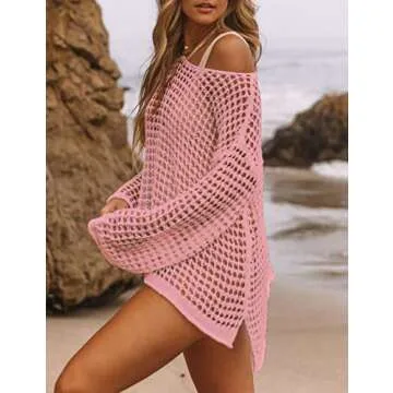 Bsubseach Sexy Crochet Swim Cover Up for Women