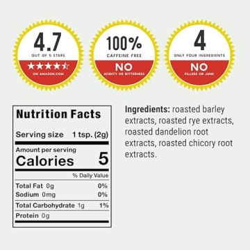 Dandy Blend 200 Cups Instant Herbal Beverage 14.1 oz