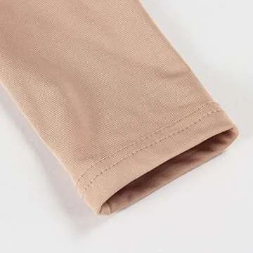 Artfish Long Sleeve Turtleneck Crop Top for Women