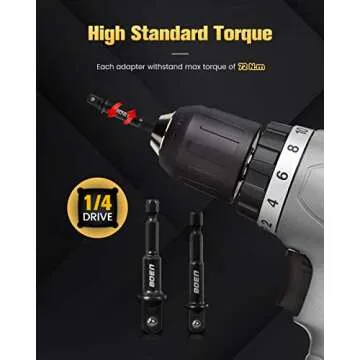 BOEN Impact Grade Socket Adapter Set - Durable 3-Piece Set