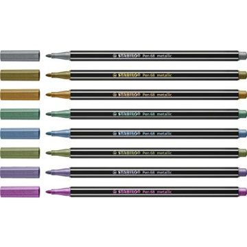 Premium STABILO Metallic Felt Tip Pens for All Ages