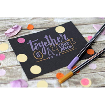 Premium STABILO Metallic Felt Tip Pens for All Ages