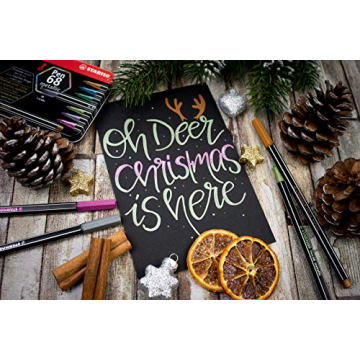 Premium STABILO Metallic Felt Tip Pens for All Ages