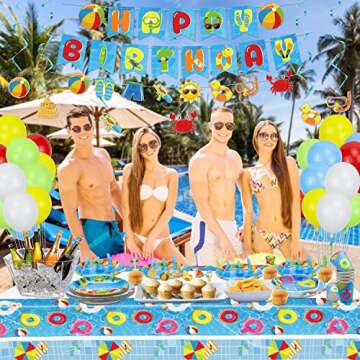 Beach Ball Birthday Party Supplies for Summer Fun