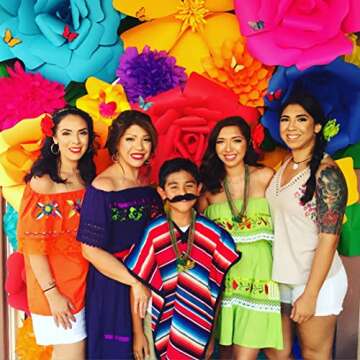 Jollylife 21PCS Cinco de Mayo Fiesta Necklaces Party Favors