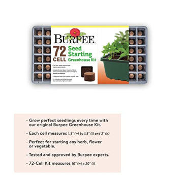 Burpee Indoor Seed Starting Kit - Grow Herbs & Vegetables