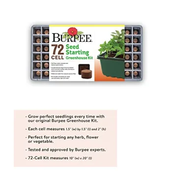 Burpee Indoor Seed Starting Kit - Grow Herbs & Vegetables