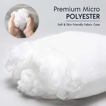 Phantoscope Premium Water Resistant Pillow Inserts 16x16