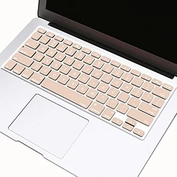 MOSISO Silicone Keyboard Cover MacBook Air Pro Camel