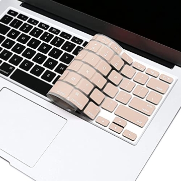 MOSISO Silicone Keyboard Cover MacBook Air Pro Camel