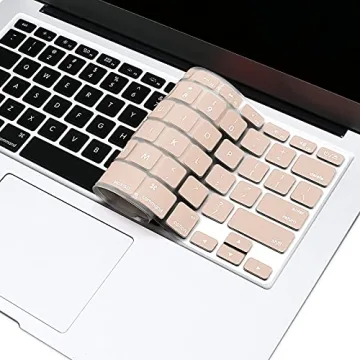 MOSISO Silicone Keyboard Cover MacBook Air Pro Camel