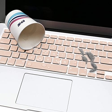 MOSISO Silicone Keyboard Cover MacBook Air Pro Camel