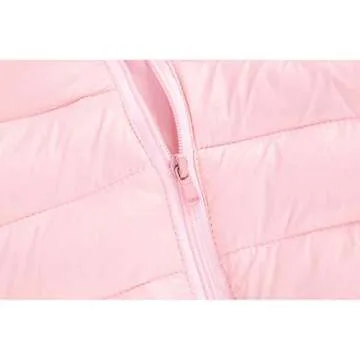 Winter Down Coats for Kids Baby Boys Girls Light Puffer Padded Jacket Bear Hoods Infant Outerwear Pink
