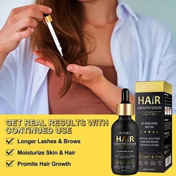 PEFAMNE 5% Minoxidil Hair Growth Oil for Thicker Healthier Hair